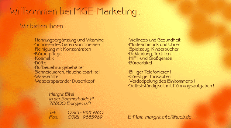 MGE - Marketing